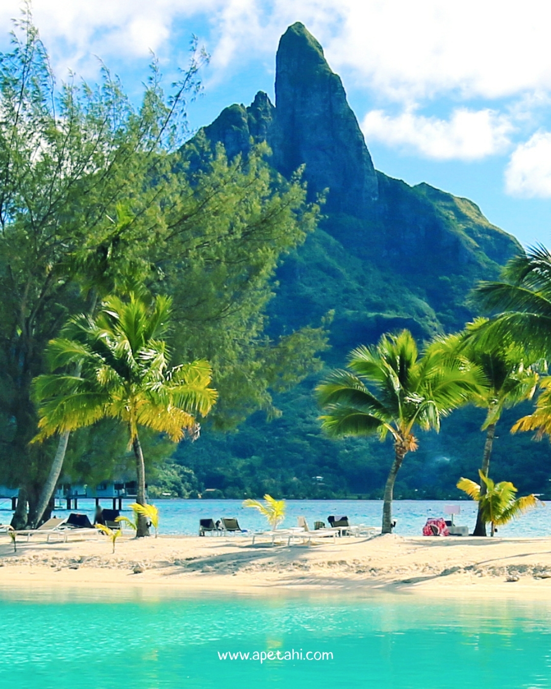 Mont Otemanu à Bora Bora en Polynésie française