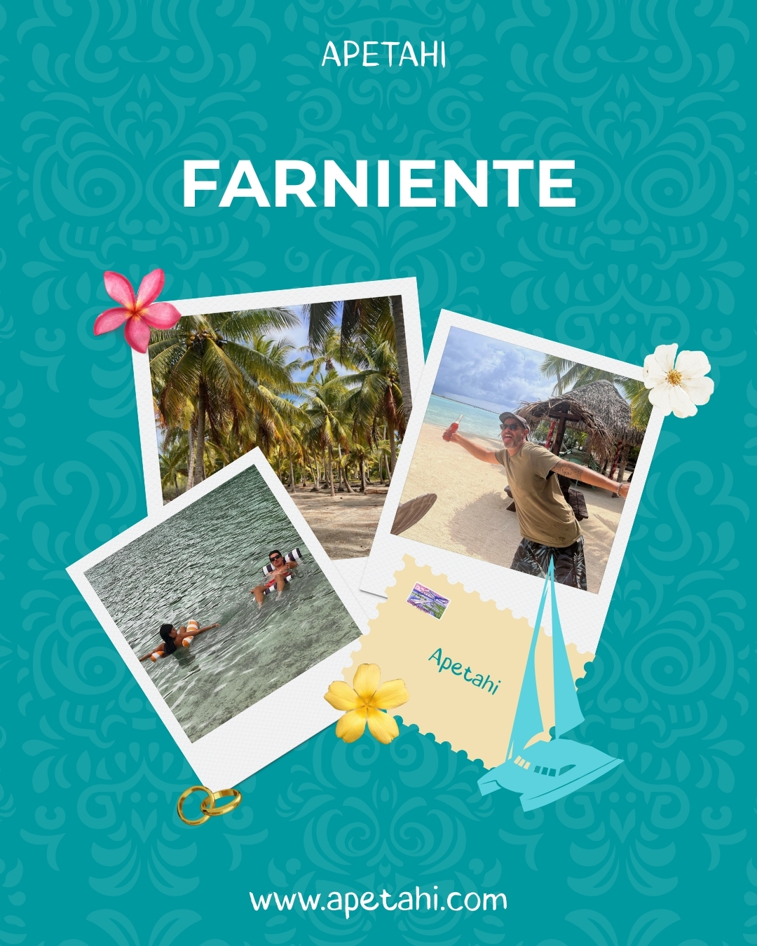 Farniente et détente pendant une croisière en Polynésie