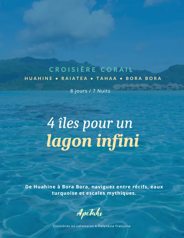 Brochure Croisière Corail Polynesie : Catamaran apetahi brochure 2026 croisiere corail